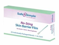 SAFE N SIMPLE SNS80711 No-Sting Skin Barrier Wand, Wands, 1mL